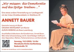 Annet Bauer 14.09.