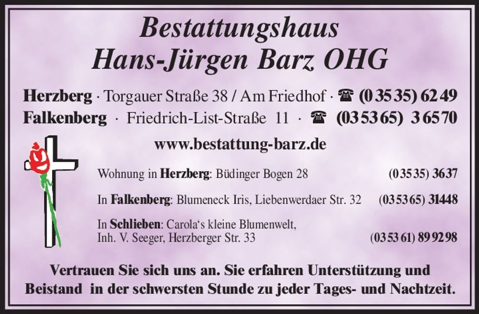 Bestattungshaus Barz