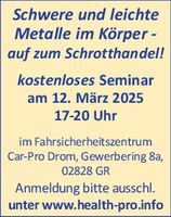 Titelseite/kostenl. Seminar Schwerm.