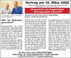 Formataktion - Vortrag Dr. Johne