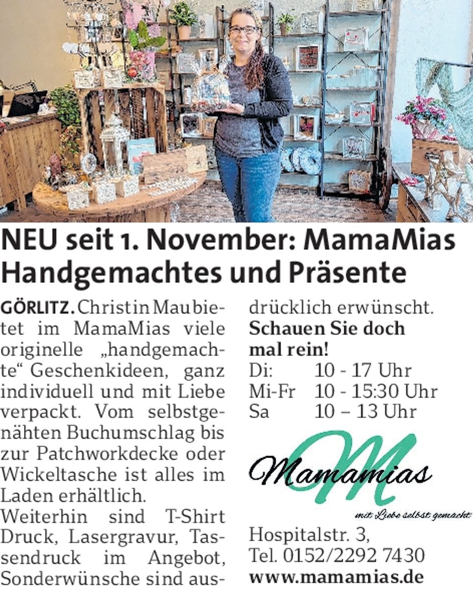 Schaufenster Mamamias