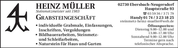 Grabsteingeschäft H.Müller