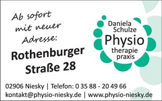 Neueröffnung - Physio -Daniela Schulze