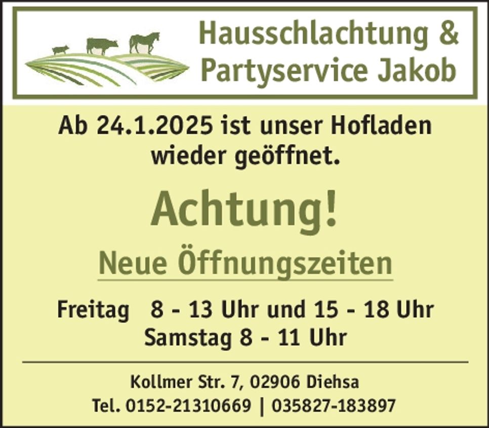 Landwirtschaftsbetrieb Jakob