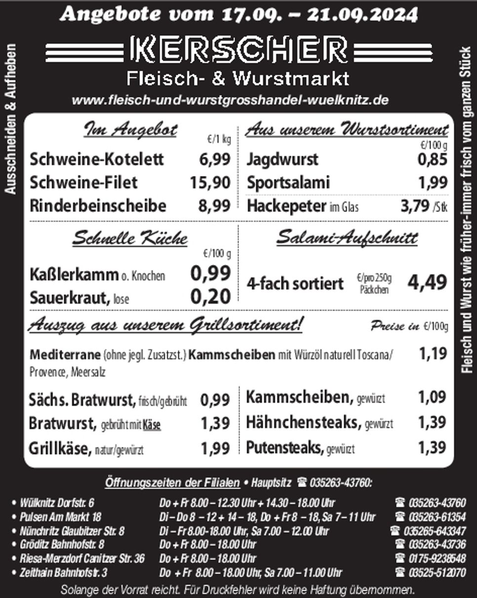 Fleisch- & Wurstmarkt