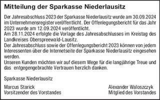 Jahresabschluss 2023