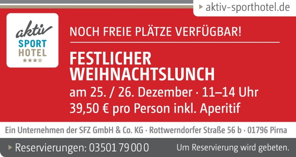  Aktiv Weihnachtslunch