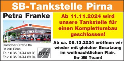 SB-Tankstelle Pirna