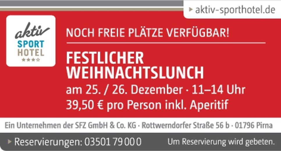  Aktiv Weihnachtslunch