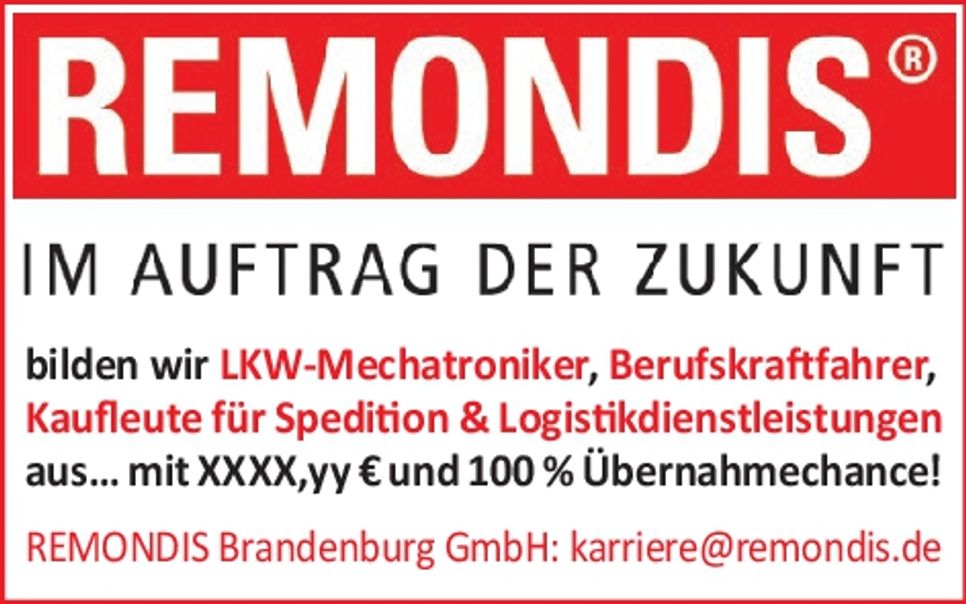 REMONDIS - Ausbildungsmesse Schwarzheide