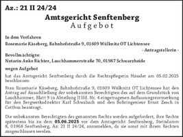 Aufgebot 21 II 24/24