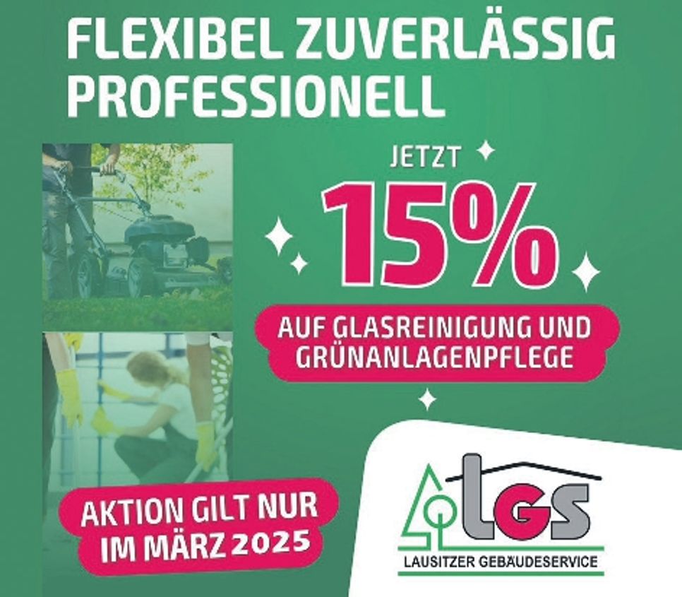 LGS 15% Rabatt Aktion