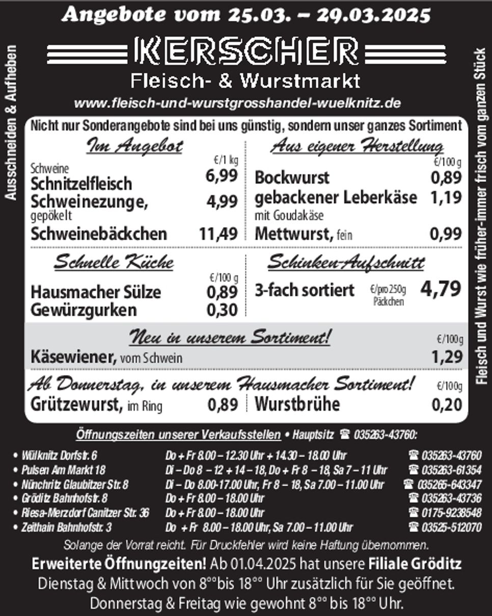 Fleisch- & Wurstmarkt