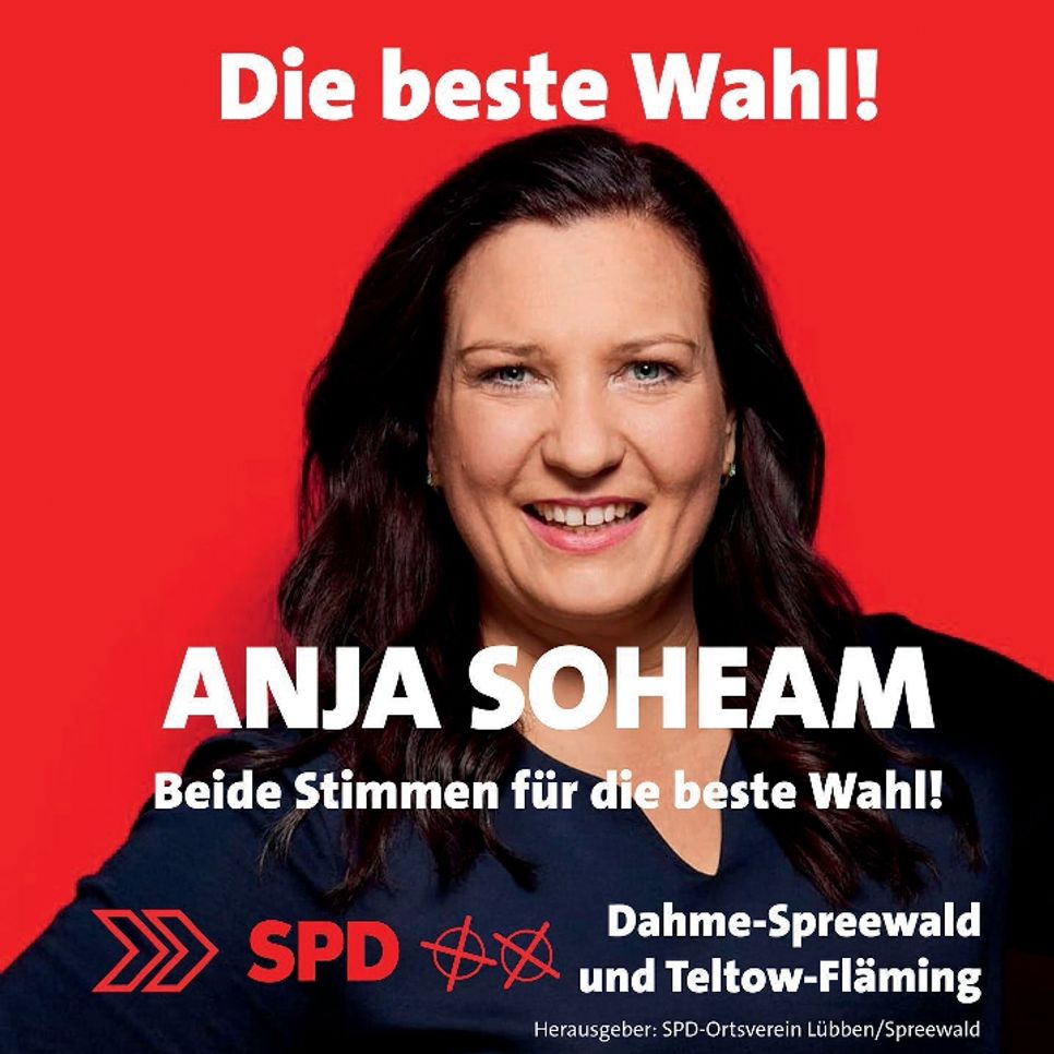 SPD Wahlwerbung Spreewald