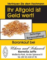 Barankauf Goldschmuck