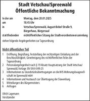 Stadt Vetschau-StVV 20.01.25