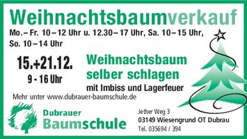 Weihnachtsbaumverkauf 2/45 HOY+WSW