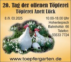 20. Tag der offenen Töpferei Lück