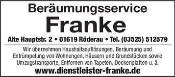 Dienstleister Franke