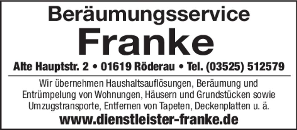 Dienstleister Franke