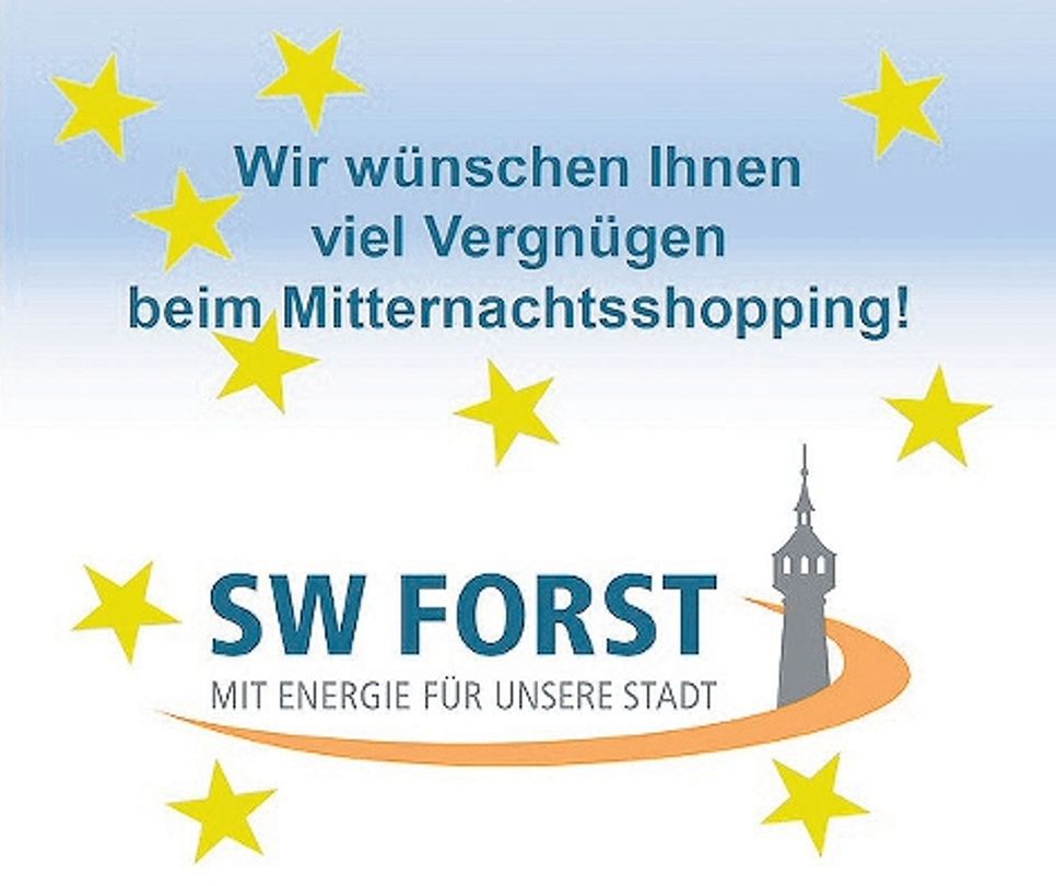 Stadtwerke Forst_Mitternachtsschopping