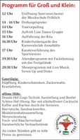 Programm Vogelscheuchenfest 2024