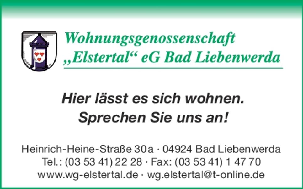 WG Elstertal eG Bad Liebenwerda