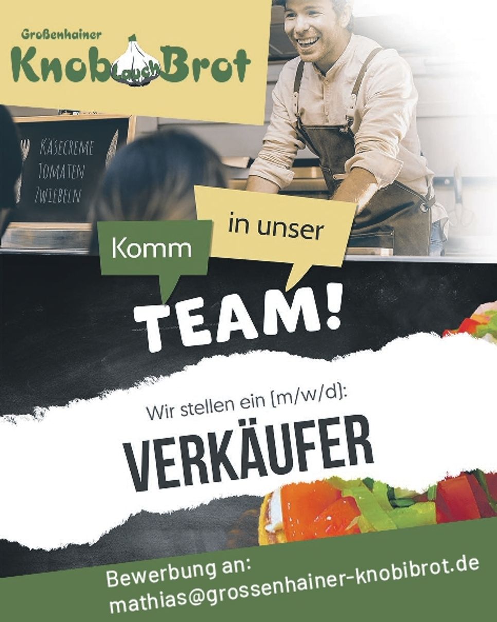 Verkäufer Großenhainer Knobibrot