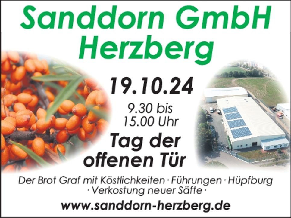 Gewerbepark Fest - Sanddorn GbR