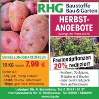 RHG Herbstangebote