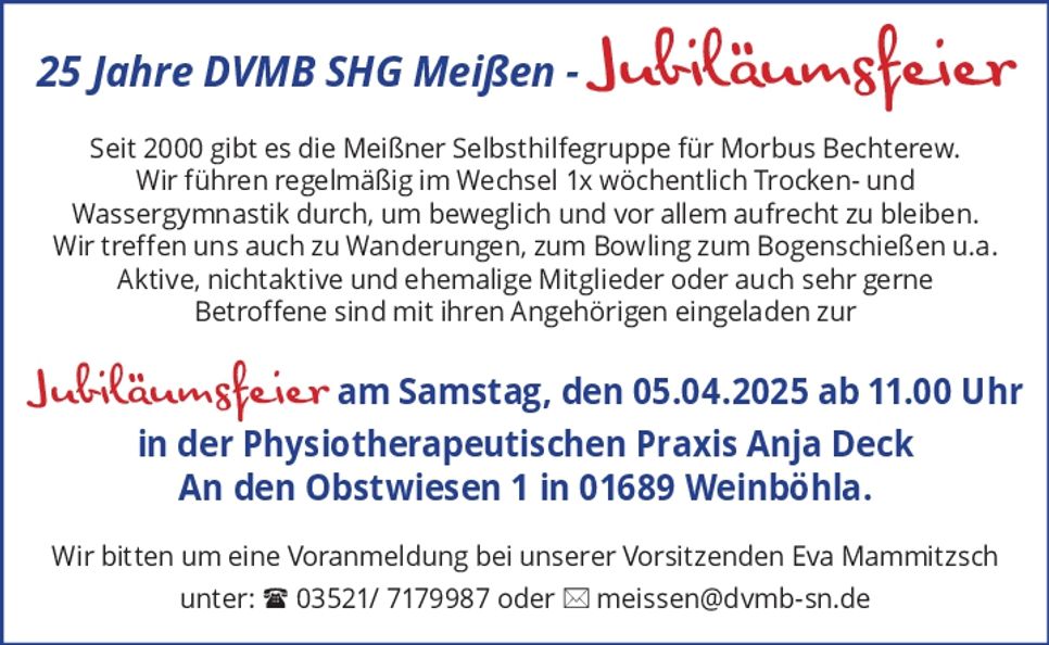 25 Jahre DVMB 