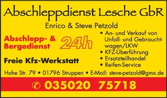 Lesche Auto im Herbst 