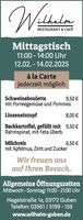 Titelseite Restaurant Wilhelm KW 7