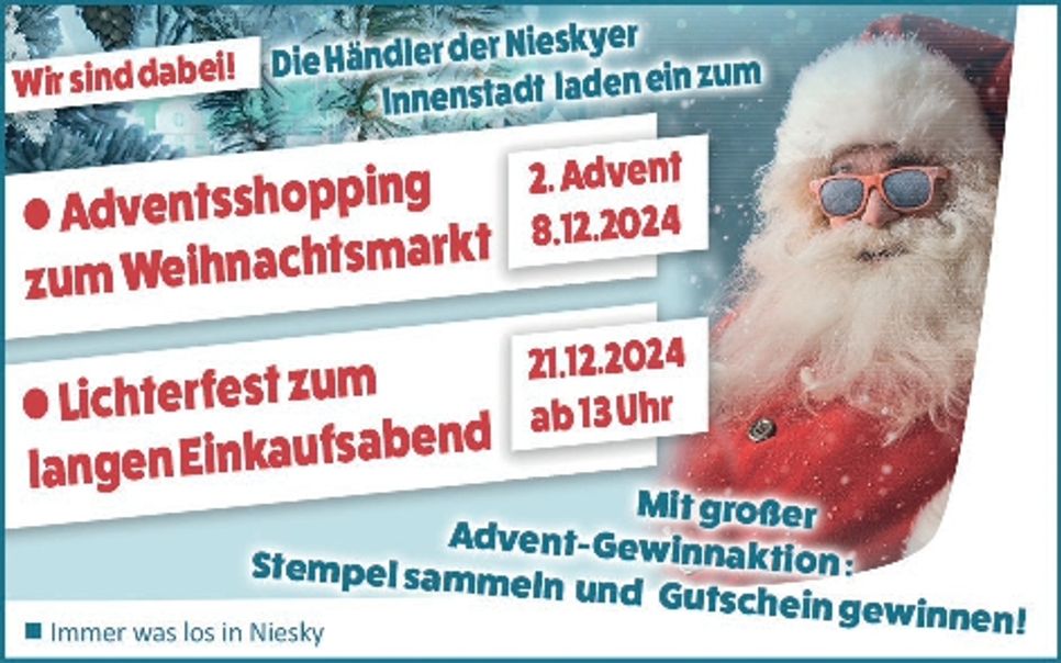 Adventsshopping / Lichterfest