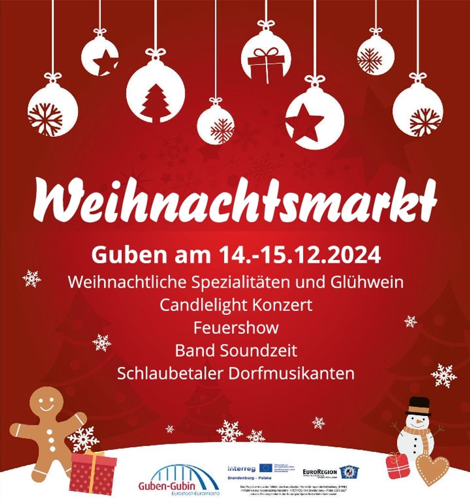 Weihnachtsmarkt Stadt Guben