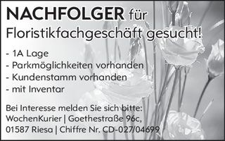 Nachfolger gesucht