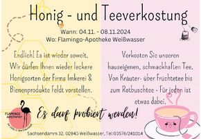 Honig- und Teeverkostung