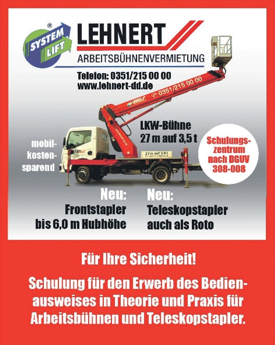 Arbeitsbühnen Lehnert - DD & Umland