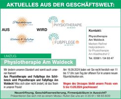 Umzug Physiotherapie