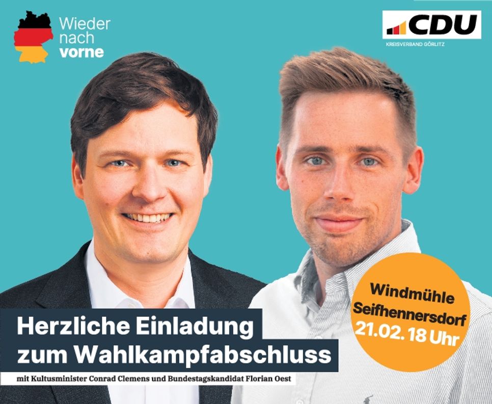 CDU- Einladung -Seifhennersdorf 